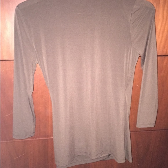 Brown V-Neck Michael Kors Top - Picture 2 of 3